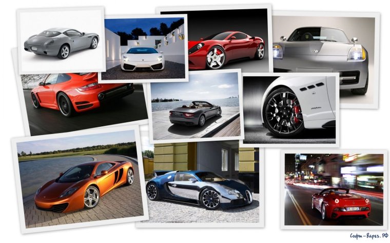 Автомобильный коллаж
