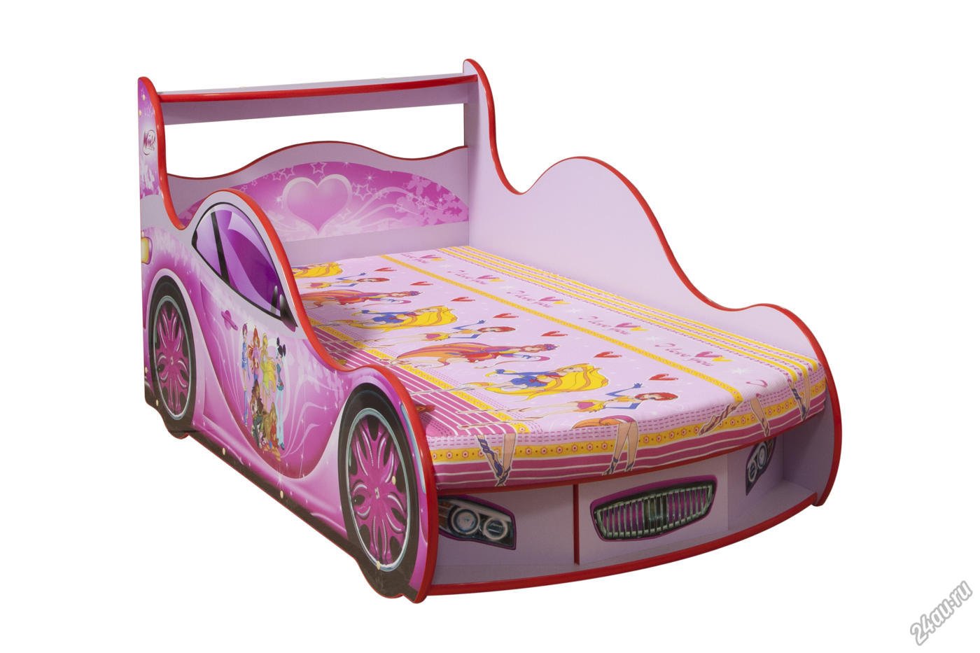 Купить машинку фея. Кровать с феями Винкс. Кровать машина феи Winx. Кровать машинка Винкс. Кровать машинка для девочки Винкс.