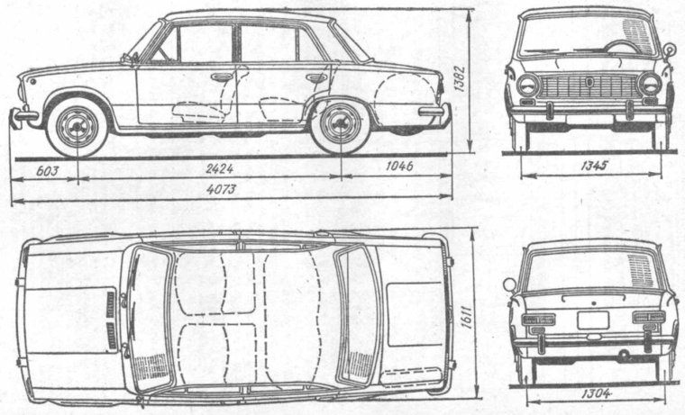Seat Ibiza габариты