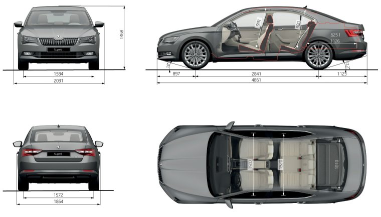 Габариты ВАЗ 2123 Нива Шевроле