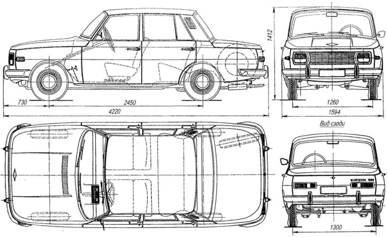 ИЖ 2717 габариты кузова