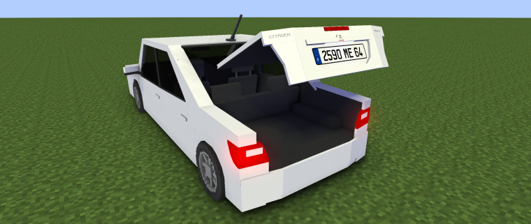 Mine-imator мод машины 07