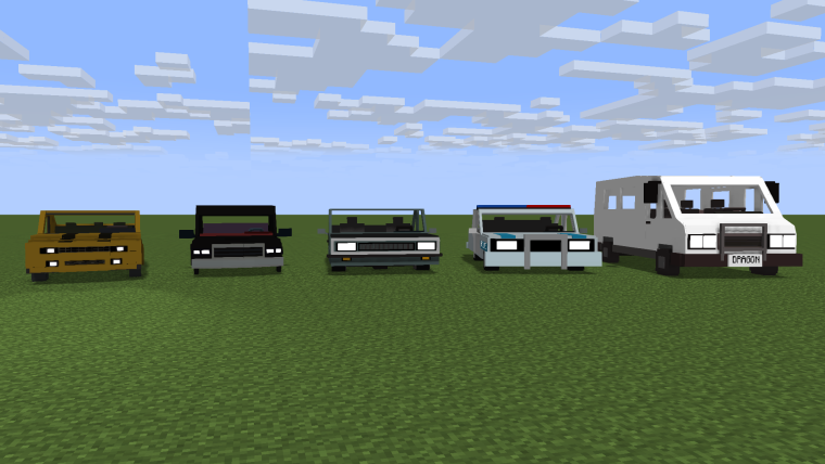 Ретро автомобили в МАЙНКРАФТЕ