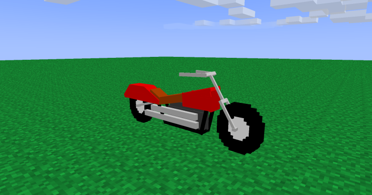 Мотоцикл в МАЙНКРАФТЕ без модов