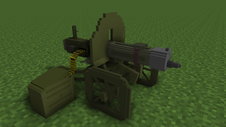 Пулемет Максим майнкрафт