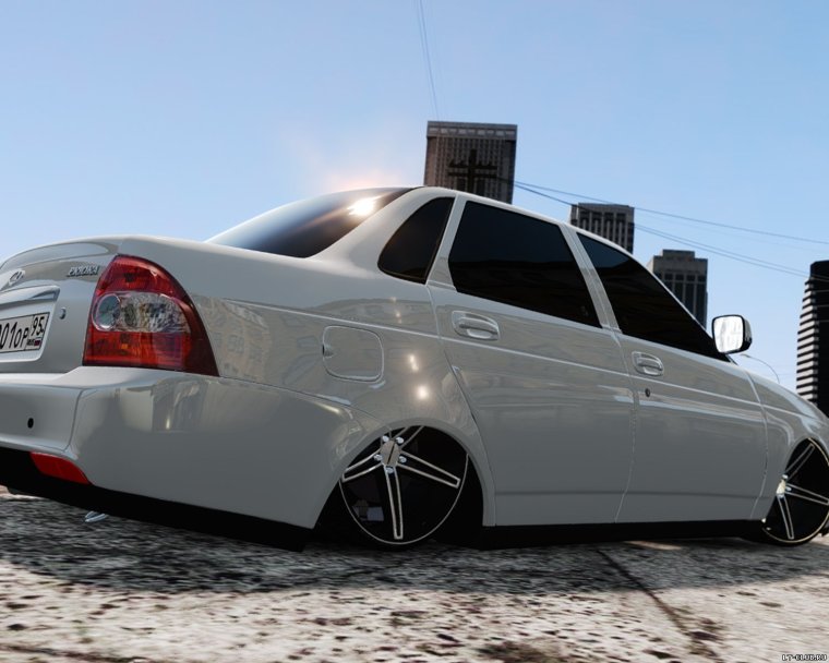 Заниженный ВАЗ 2170