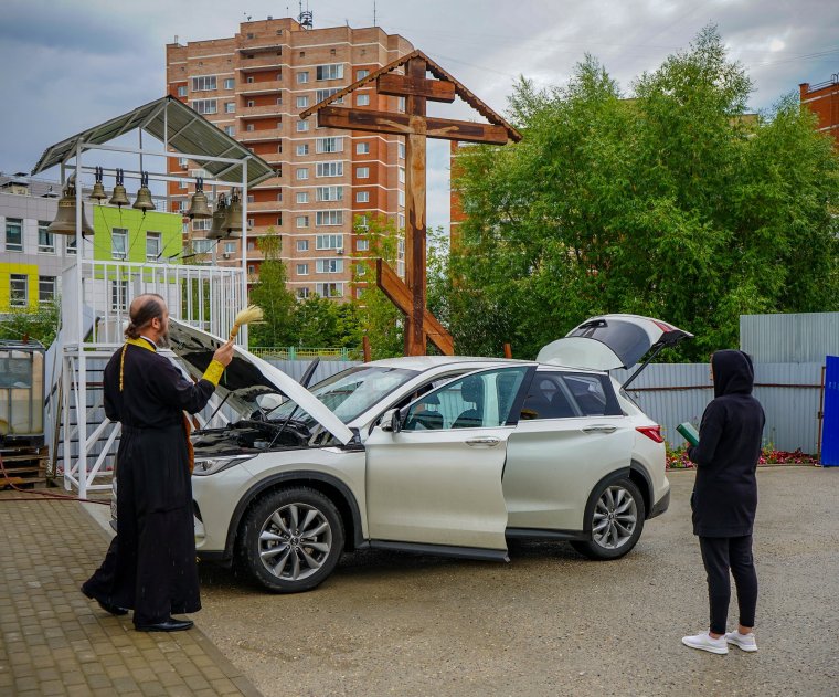 Освящение машины