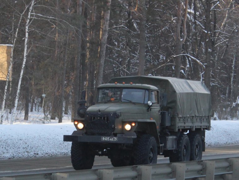 Урал 4320 светомаскировка