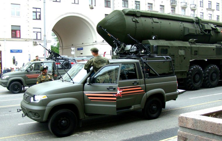 Военная техника России на параде