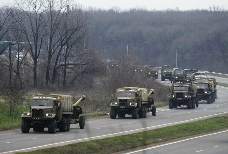 Колонна военной техники