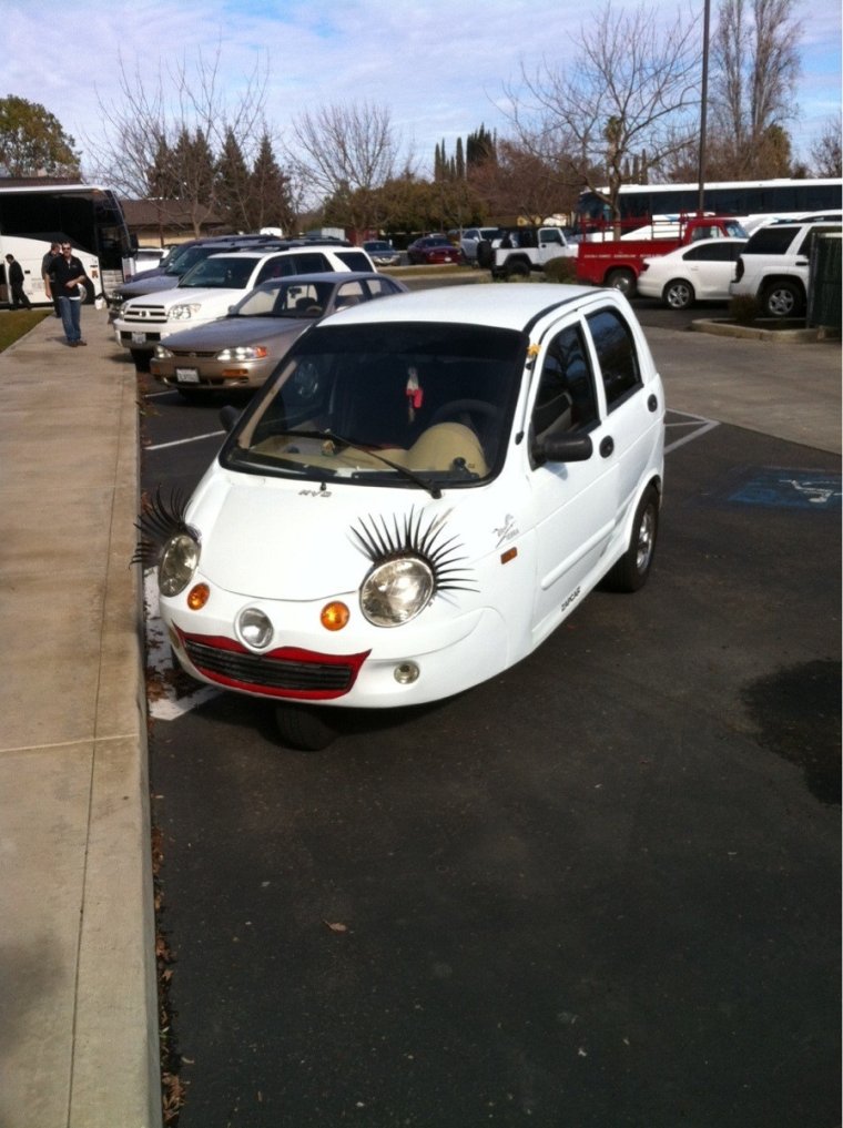 Дэу Матиз с глазками