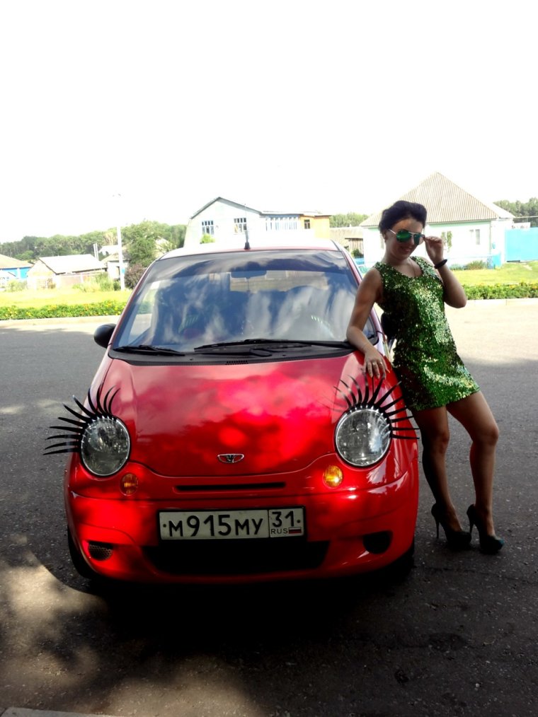 Матиз с ресницами