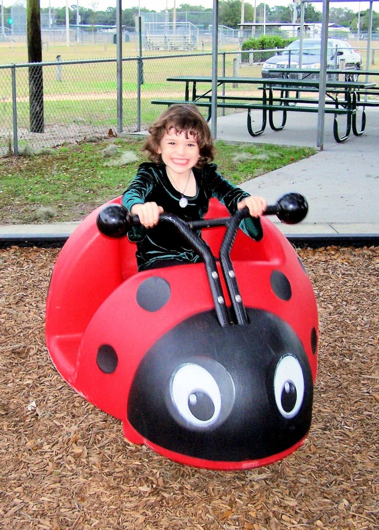 Божья коровка из колес