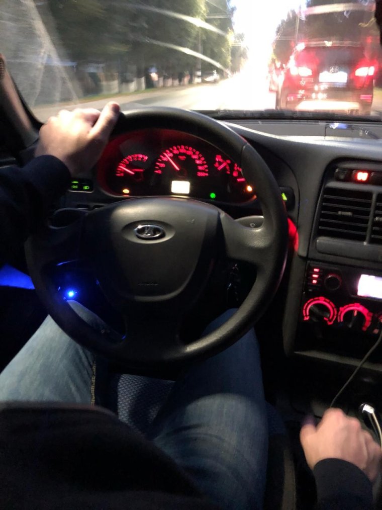 За рулем ВАЗ 2112