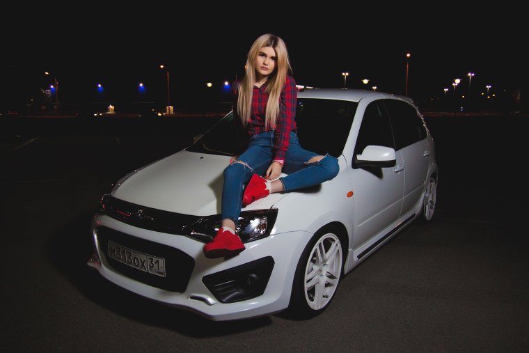 Девушка на калине