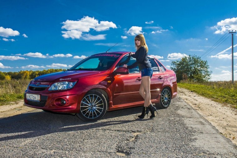 Гранта спорт и девушка