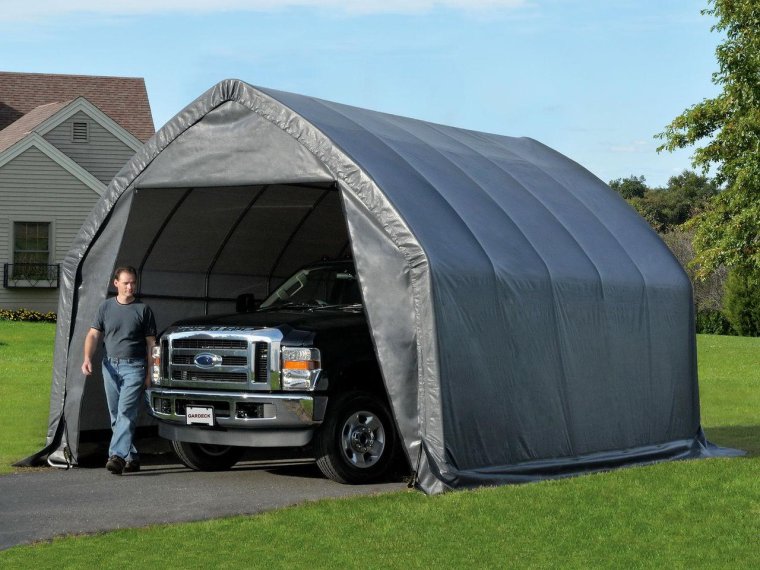Гараж тентовый SHELTERLOGIC 3,7x6,1x2,5 м