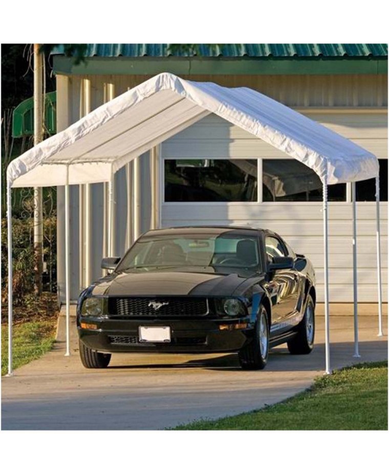 Тент для авто на даче