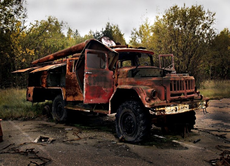 ЗИЛ 131 Военная пожарная