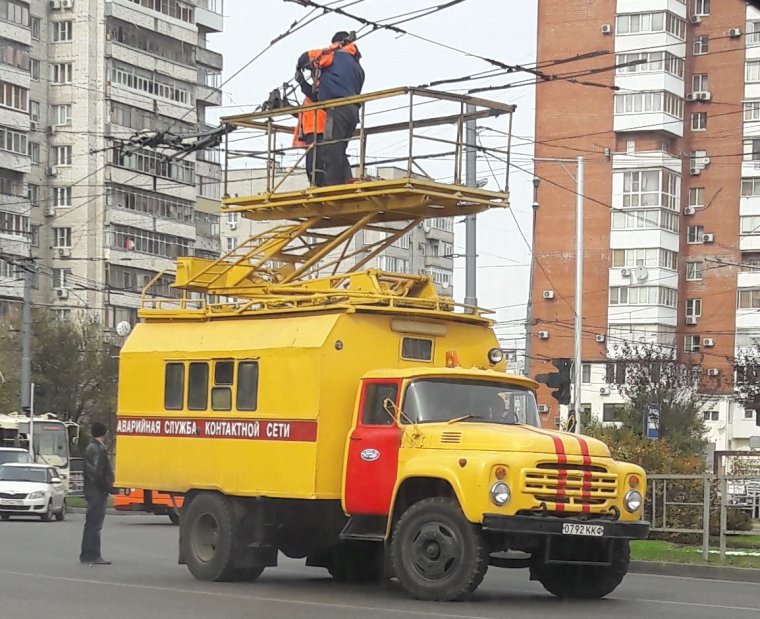 Аварийная контактной сети ЗИЛ 130