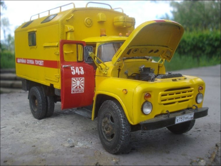 ЗИЛ 130 аварийная служба Горсвет