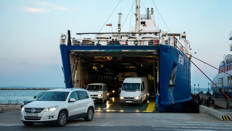 Паромная переправа Крым Кавказ