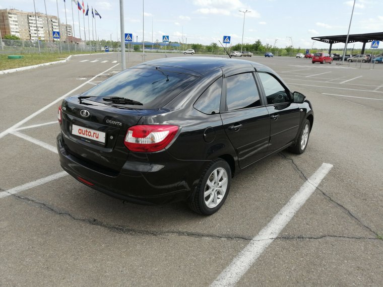Лада Гранта лифтбек 2021 черная