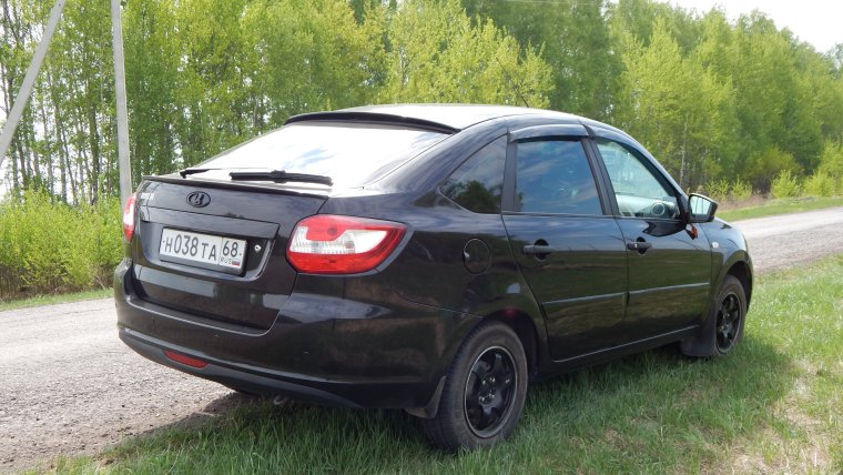 Лада Гранта лифтбек 2017 черная