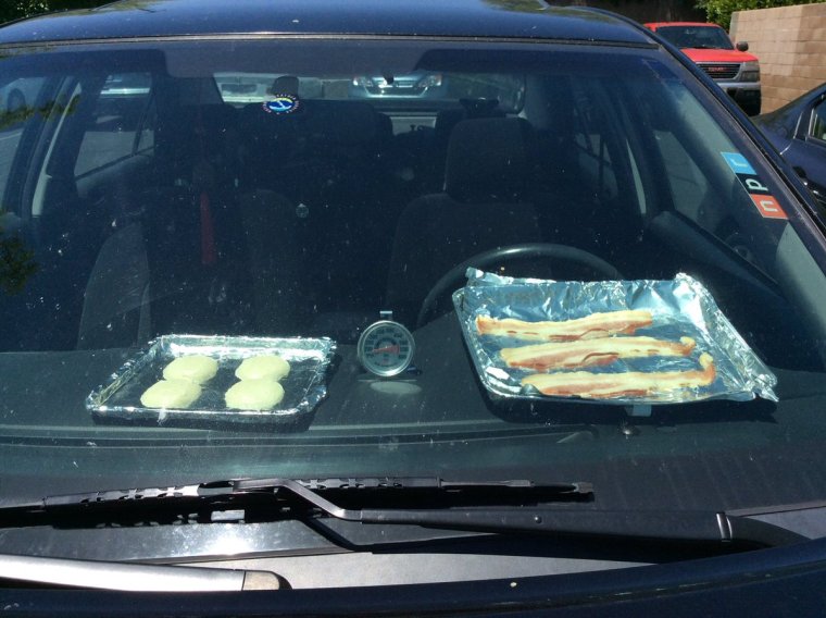 Расплавленные машины от солнца