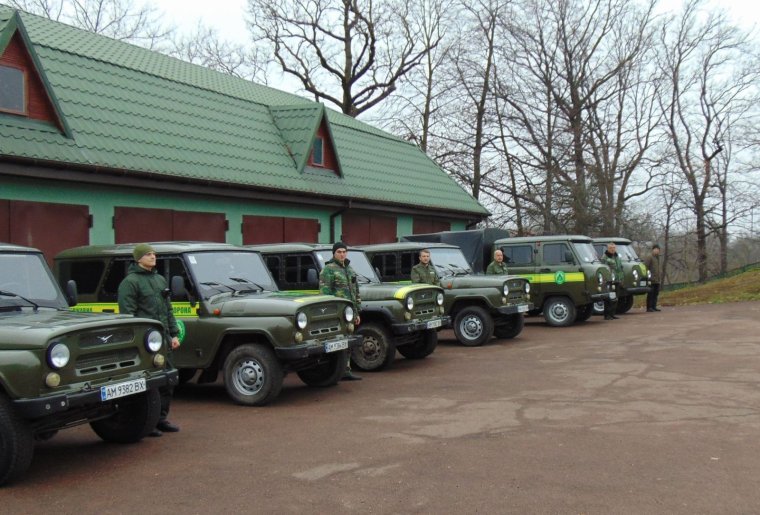 Лесная охрана машина