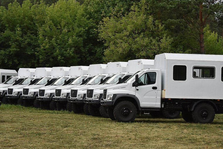 Автопарк под охраной