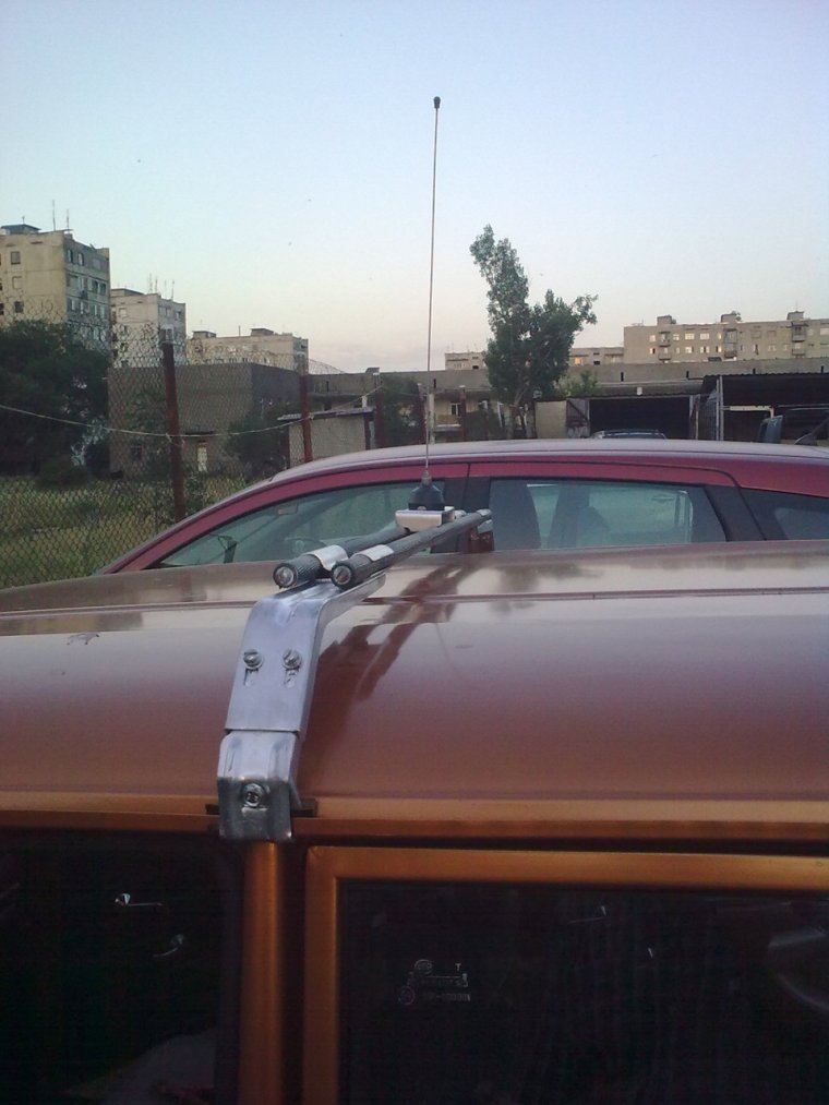 Антенна на 80 метров на крыше автомобиля