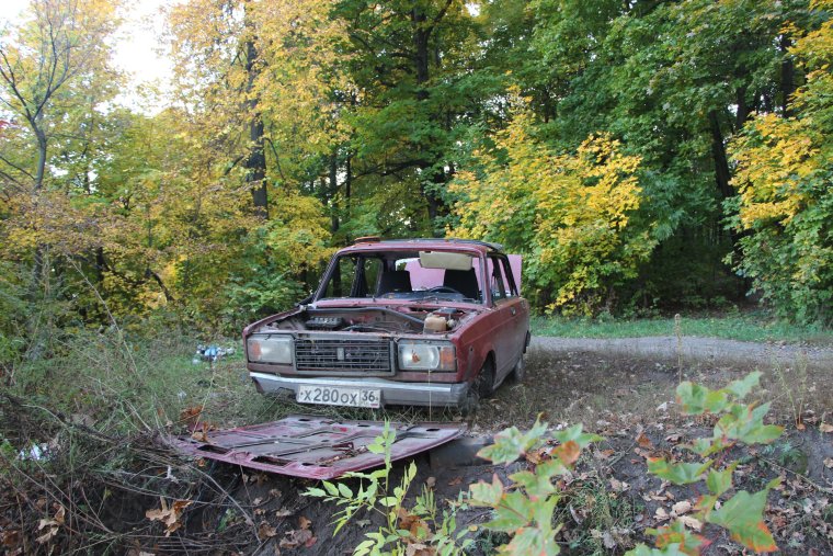 Заброшенный ВАЗ 2107