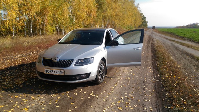 Шкода Октавия а5 с черной крышей