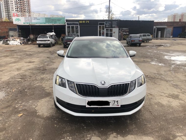 Шкода Октавия а7 черная крыша