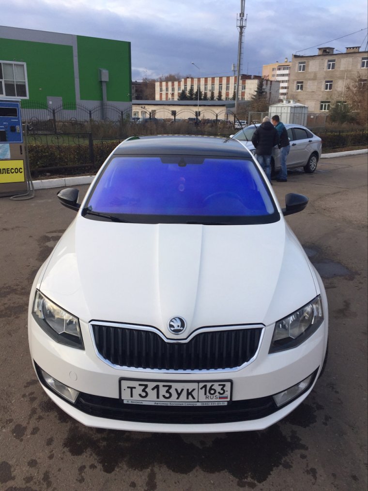 Октавия а5 с черной крышей