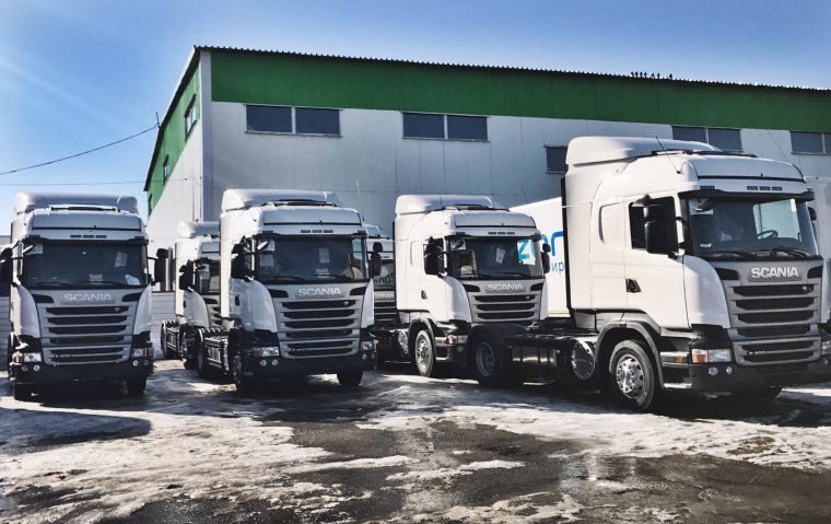 Парк автомобилей Скания