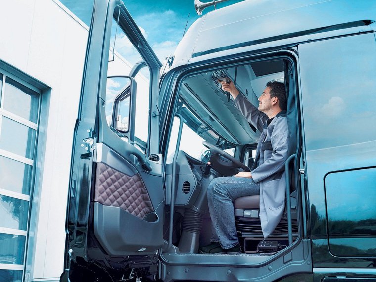 Тахограф в грузовике