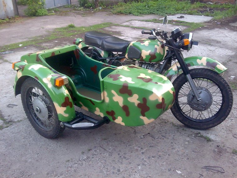 Мотоцикл Урал камуфляж