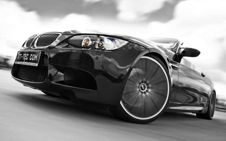 Авто черно белое