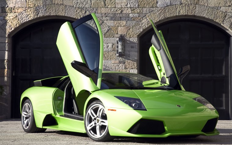 Lamborghini Murcielago салатовая