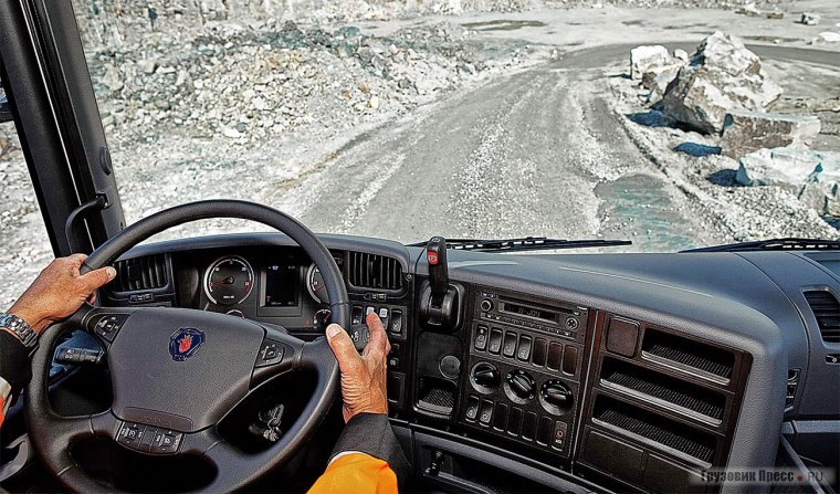 Скания вид из кабины