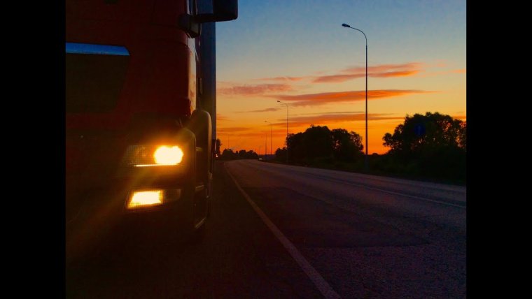 Дальнобойщики ночью