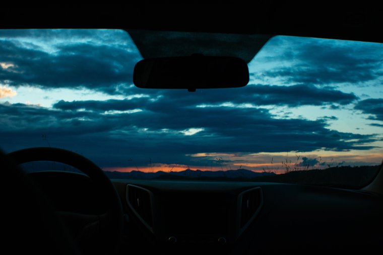 Вид из лобового стекла