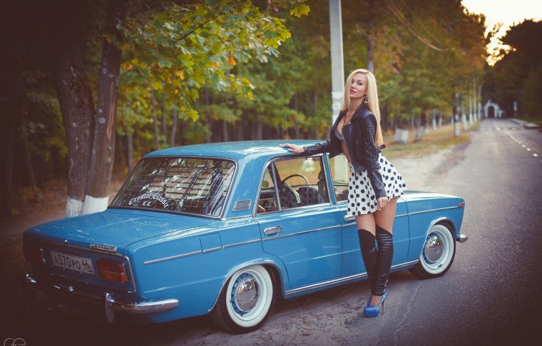 Lada Priora stance