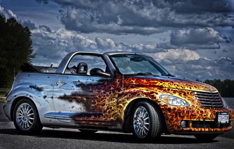 Chrysler pt Cruiser аэрография