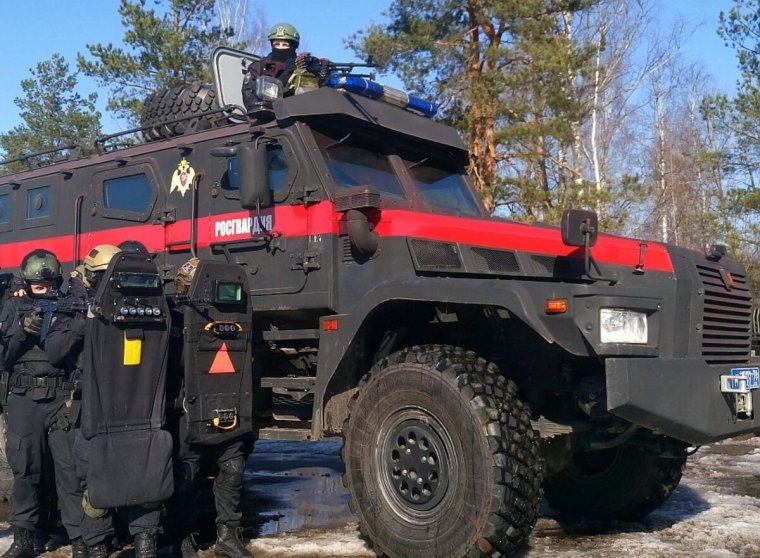 Бронеавтомобиль патруль Росгвардии