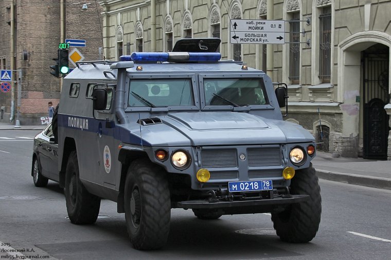 ГАЗ - 233036 тигр ОМОН