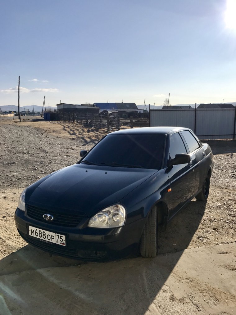 Черная Приора после града