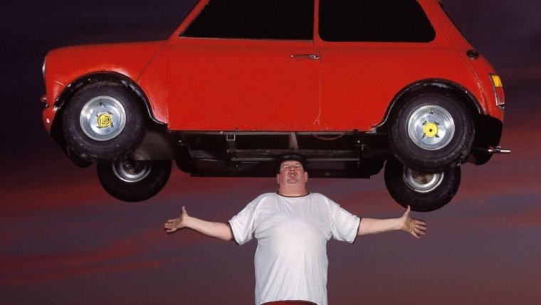 Джон Эванс силач